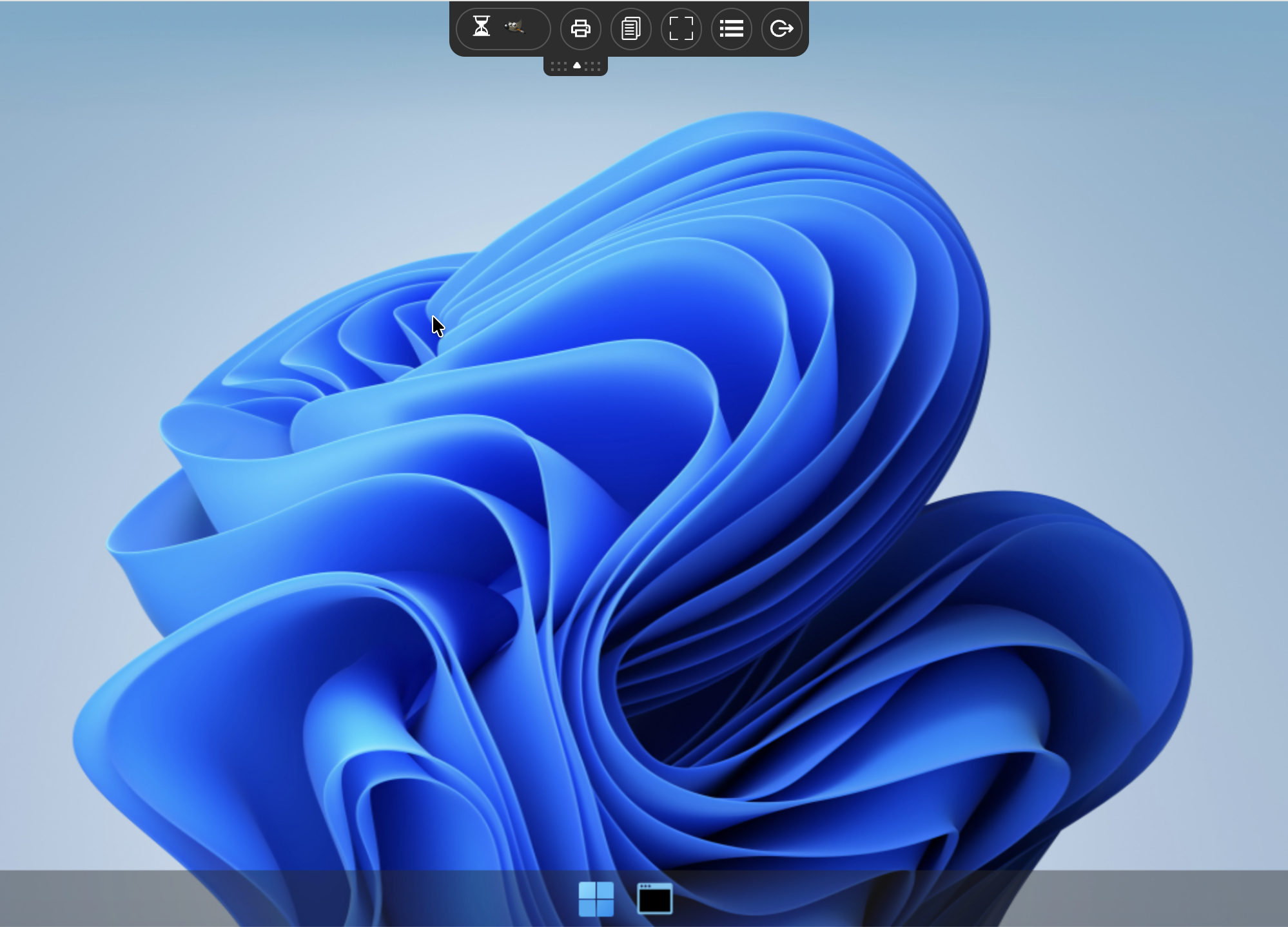 abcdesktop.io look for gimp applications