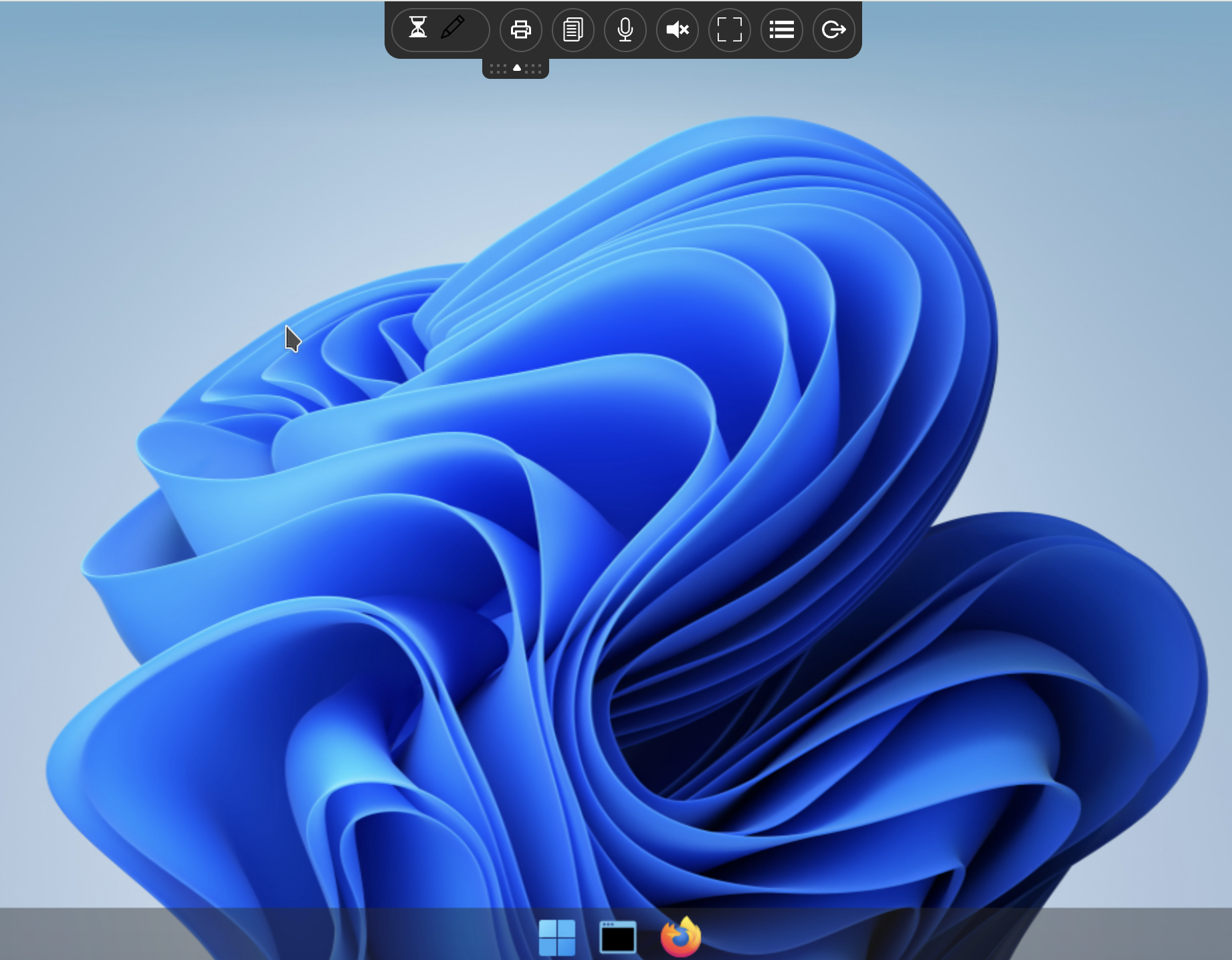 Start the new application xedit