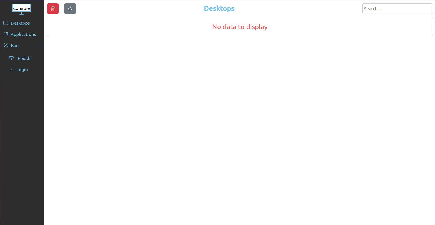 access console ok